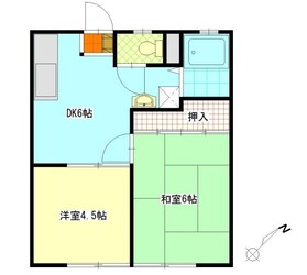 大栄パナハイツの物件間取画像